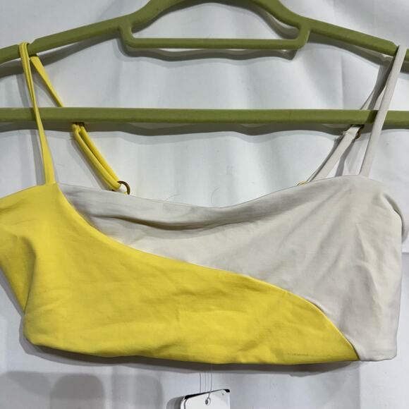 L*Space Yellow Ari Color Block Ari Top Sz M NWT - Picture 4 of 13